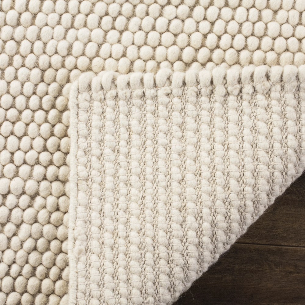 SAFAVIEH Natura Feride Solid Braided Wool Area Rug, Ivory, 6" x 9" - Scandinavian Design, Ivory, Handmade Wool Blend, Ideal for Living Room, Bedroom, Dining Space - Image 6