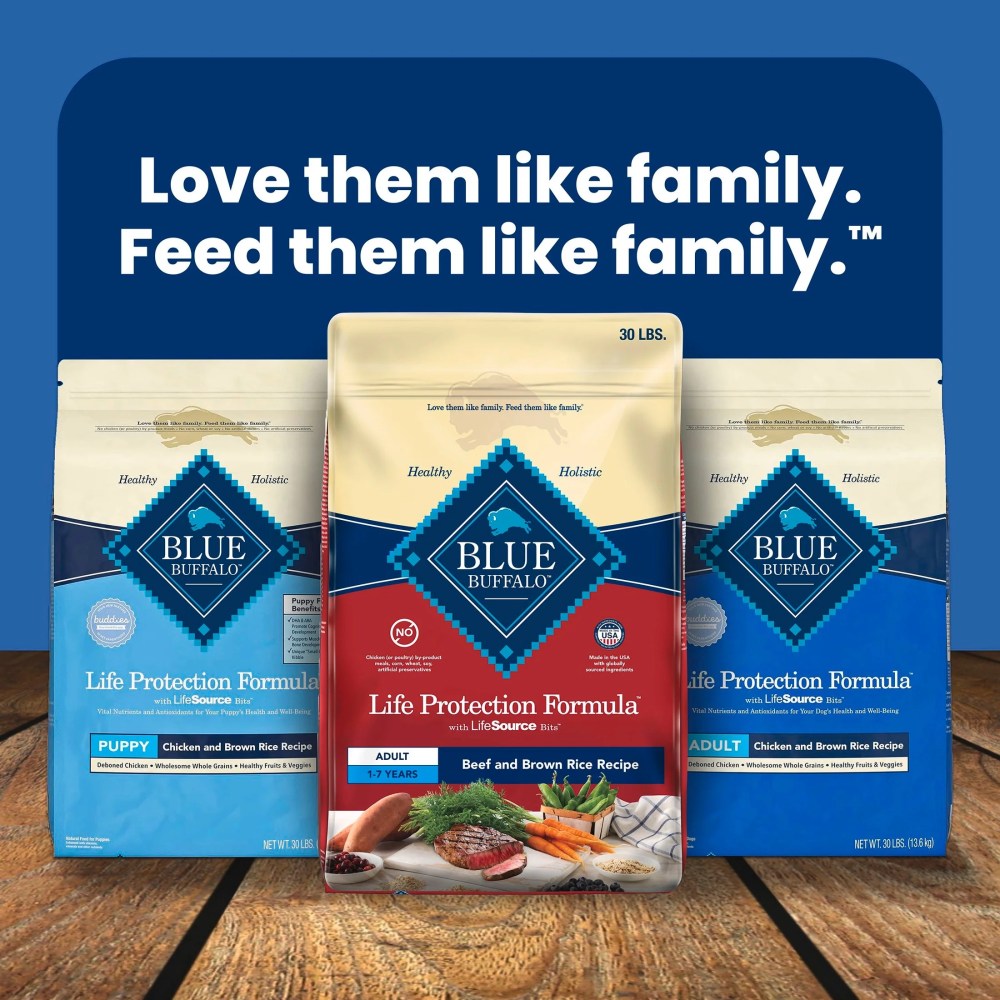 Blue Buffalo Life Protection Formula Adult Dry Dog Food, Beef & Brown Rice, 30lb Bag - Image 11
