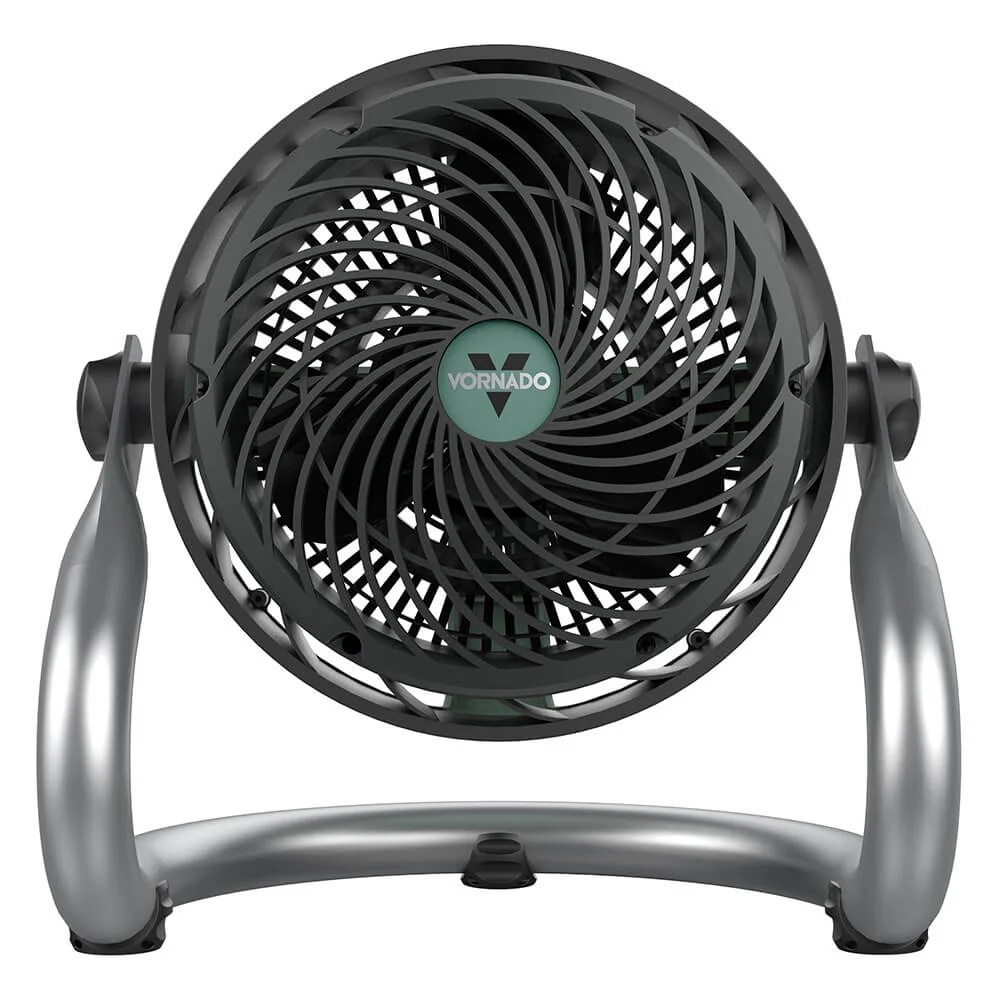 Vornado EXO51 Small Heavy Duty Air Circulator, 3-Speed High Velocity Shop Fan, Dustproof and Water-Resistant Powerful Motor, Industrial High Impact Case, Green - Image 4