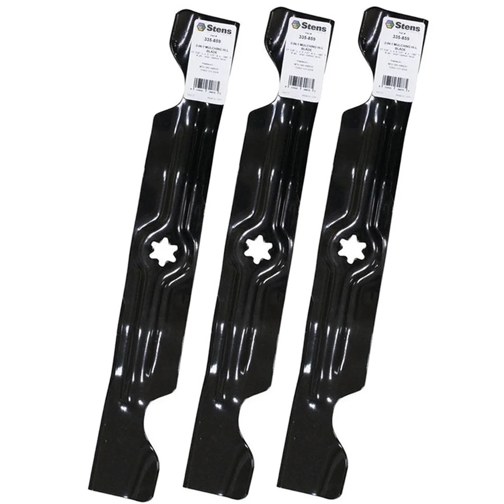 (3 Pack) Mulching Blades Compatible with Craftsman,Cub Cadet,MTD and Toro Lawn Mowers / / 3 Blades Needed for 50" Deck / 942-04053C,490-110-C123,742-04053 / 3 Pack