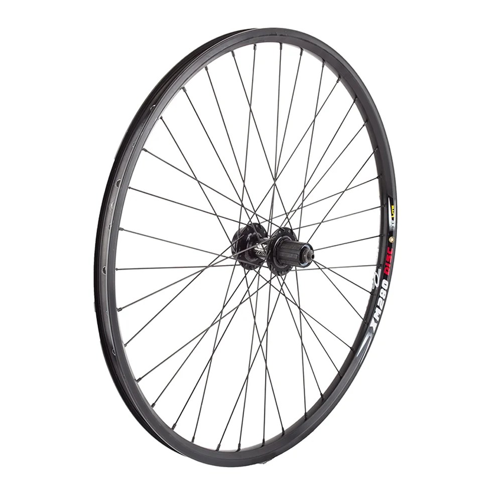 Weinmann XM280 Mountain 27.5 / 650B Rear Wheel Black Shimano 8-10sp Disc Hub 36H