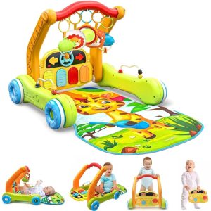 Move2Play, 4-in-1 Baby Play Mat & Activity Center Gym  Infant Toy for Tummy Time  1 2 3 4 5 6 Month Old Gift