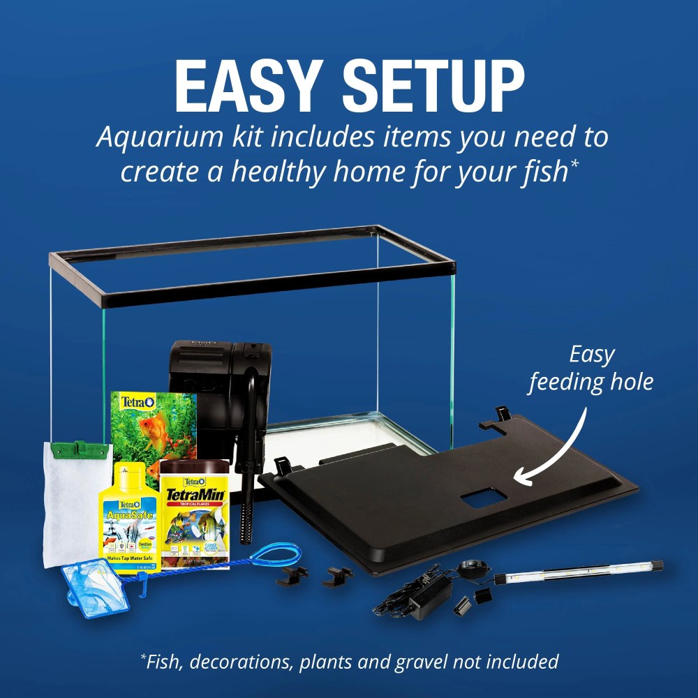 Tetra 10 Gallon Glass LED Aquarium Kit - Image 4