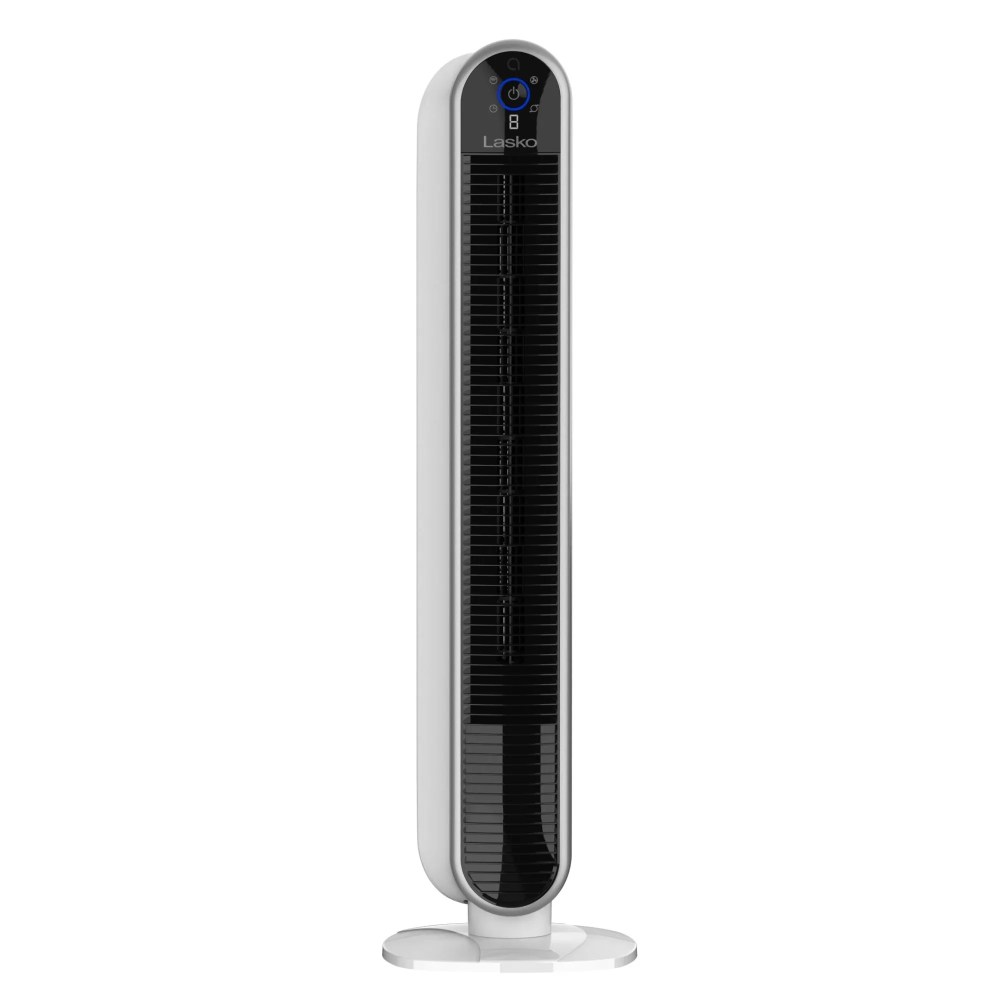 Lasko 40" 5-Speed Smart Tower Fan Powered by Aria, Wi-Fi Connected, Alexa, Google, White, T40735 - Image 7