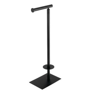 Kingston Brass CC8000 Claremont Freestanding Toilet Paper Stand, Matte Black