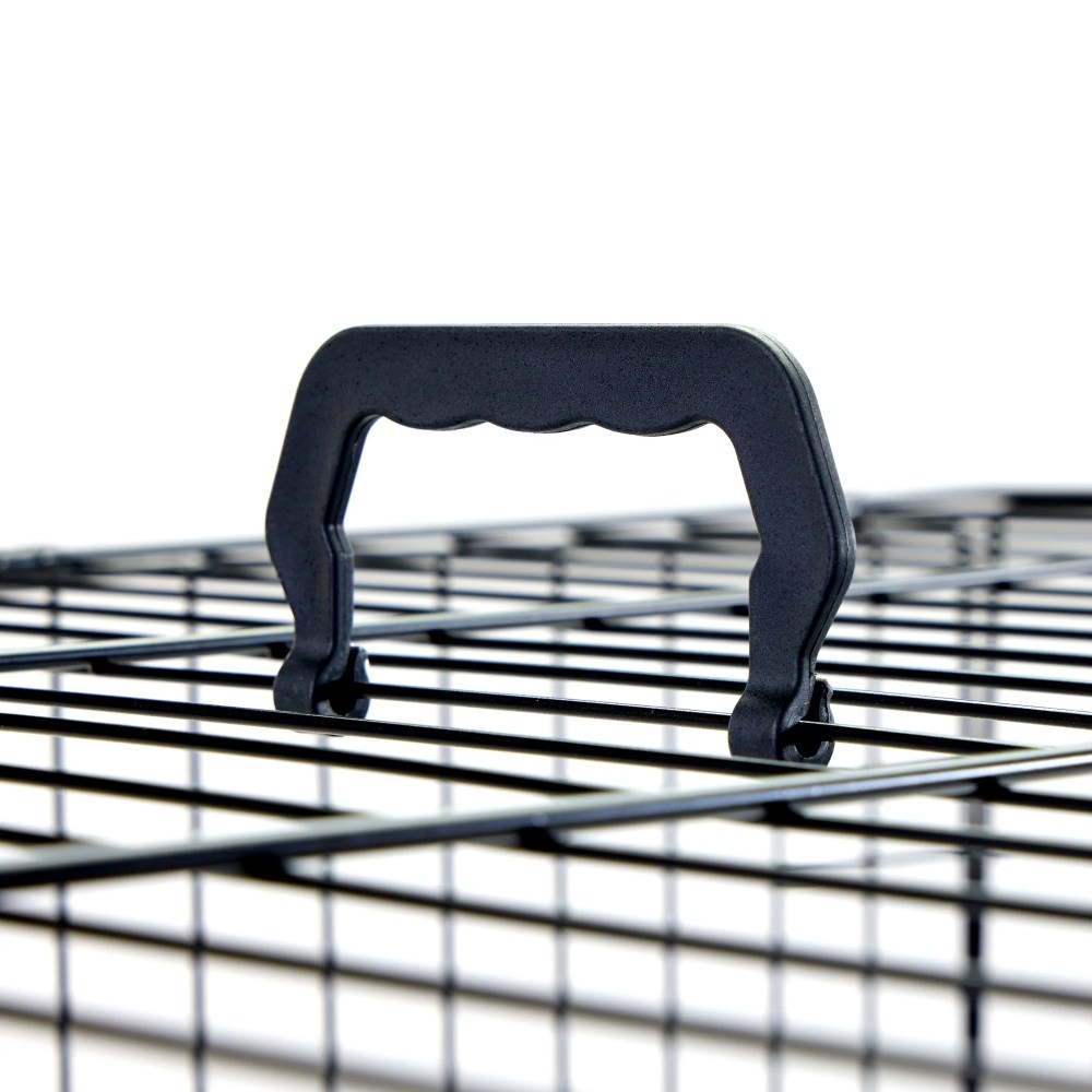 Carlson Pet Products Extra Large Secure Foldable Single Door Metal Dog Crate, Black - Image 4