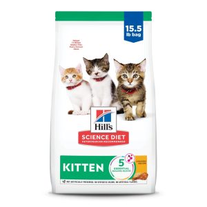 Hill's Science Diet Chicken Dry Cat Food for Kittens,  15.5lb Bag