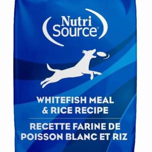 NutriSource Choice Dry Dog Food,  Whitefish Meal & Rice Recipe,  40 lb.