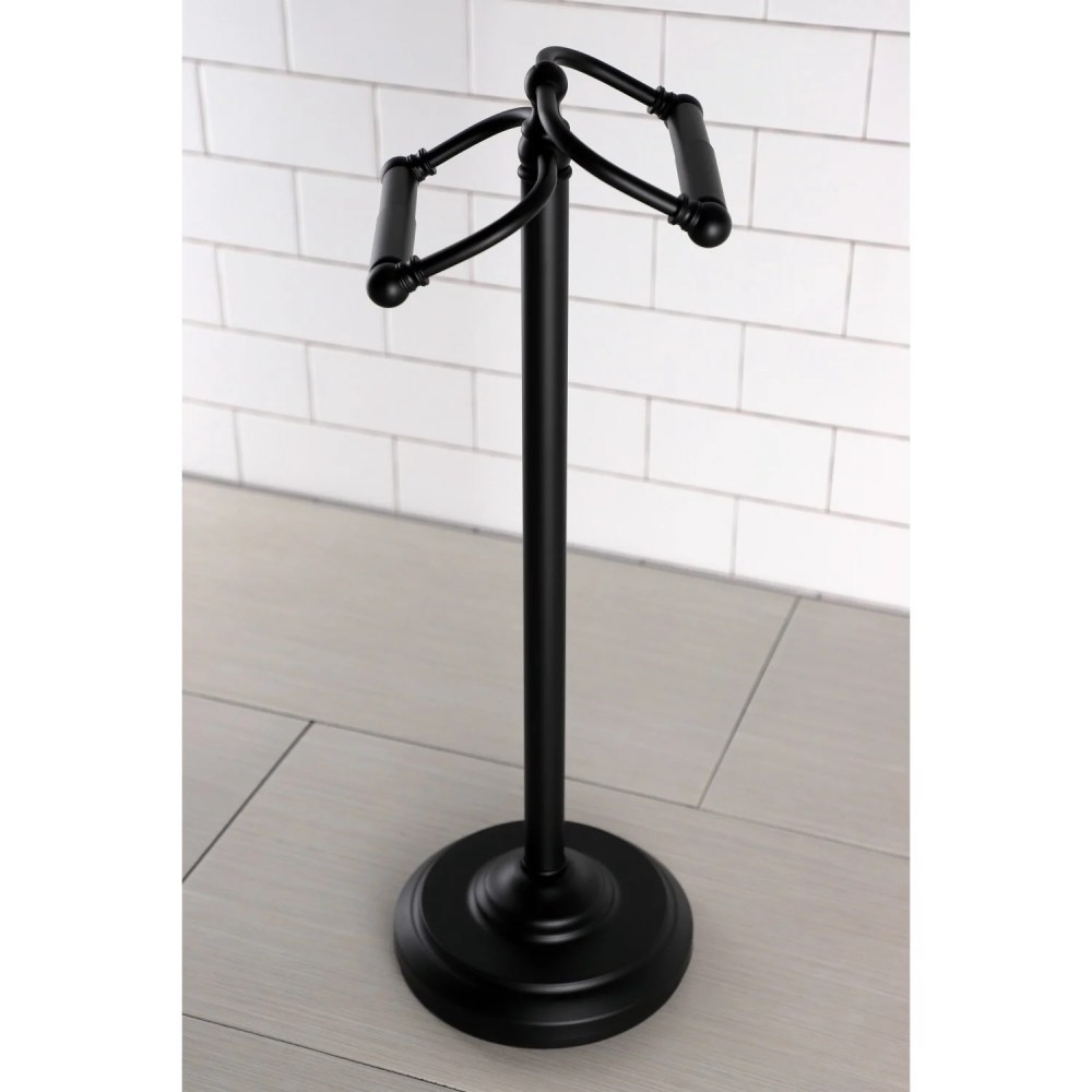 Kingston Brass Vintage Freestanding Double Roll Toilet Paper Holder CC2200 - Image 3