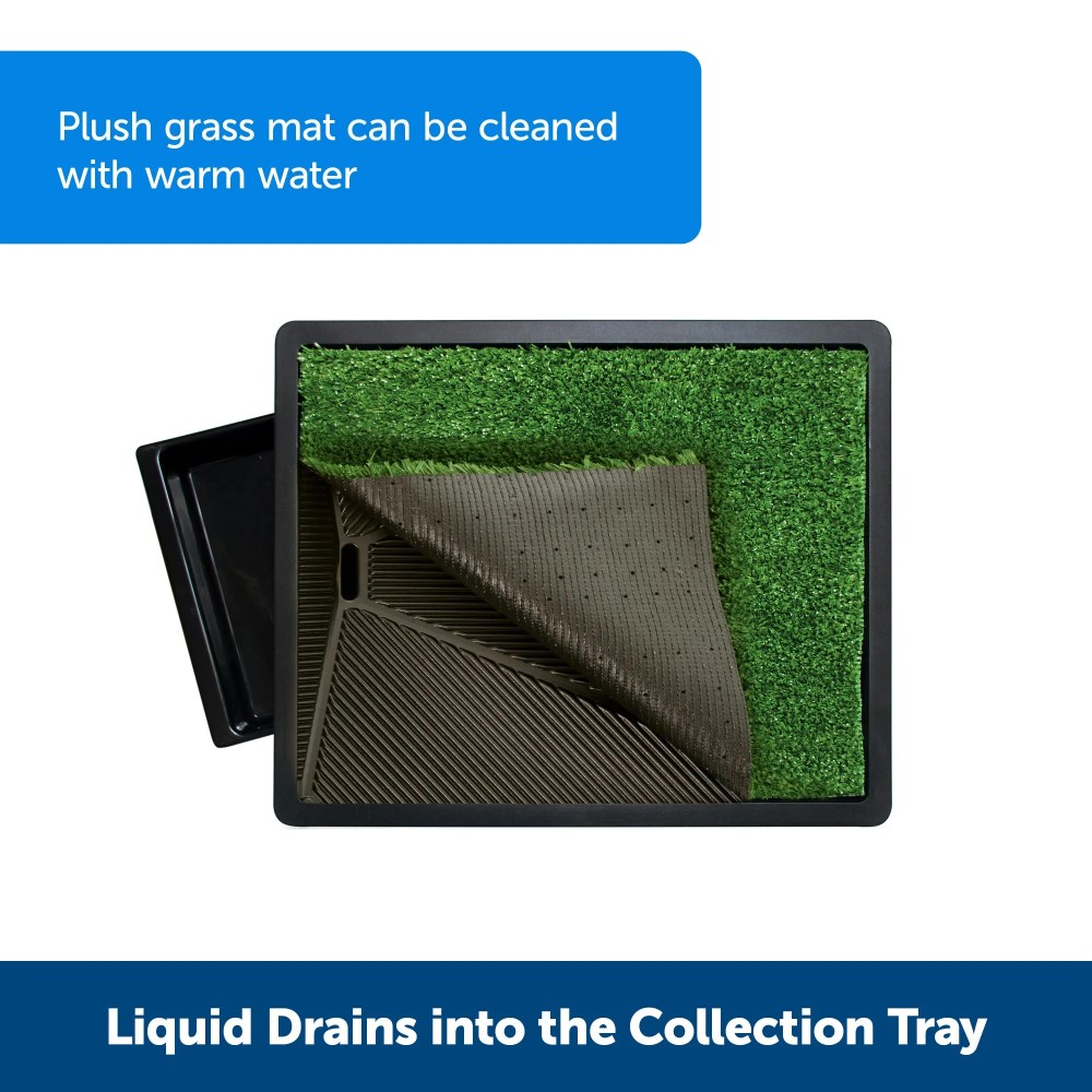 PetSafe Pet Loo Portable Dog Potty - Pet Toilet Alternative for Puppy Pads - Medium - Perfect for House Training - Easy-to-Clean Grass Mat - Image 3