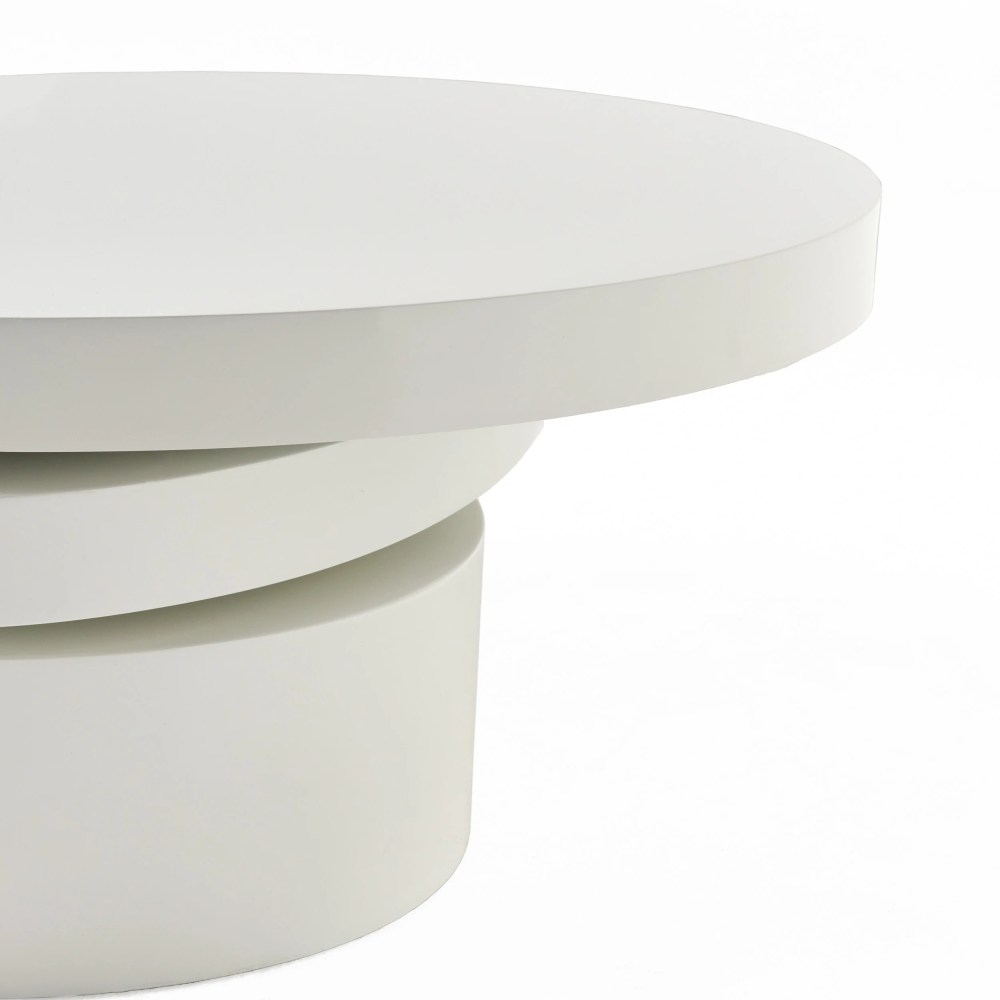 Lagom Small Oval Mod Rotatable Coffee Table - Image 7