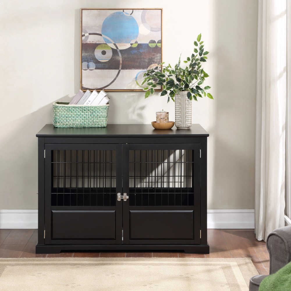 Fairview Triple Door Crate, Large, Black - Image 2