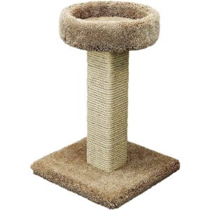 New Cat Condos Prestige Cat Trees Large Cat Scratching Post and Sleeper-Color:Brown