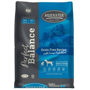 Muenster Perfect Balance Grain Free Ocean Fish Dog Food,  All Life Stages,  25 lb Bag