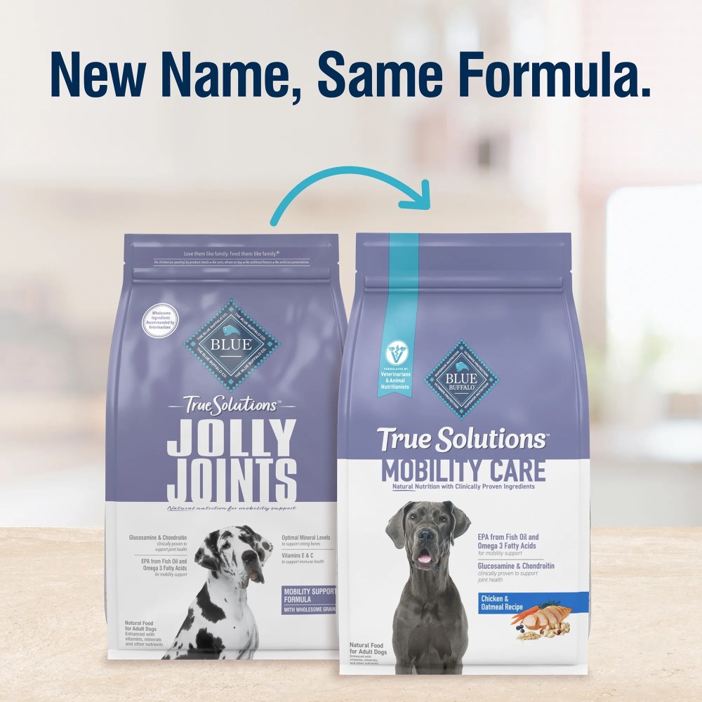 BLUE True Solutions Jolly Joints Mobility Care Adult Dog Dry Food, Chicken, 24-lb. Bag - Image 2