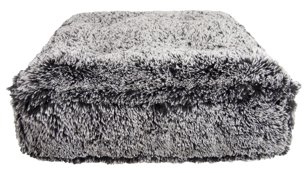 Bessie and Barnie Midnight Frost Luxury Shag Extra Plush Faux Fur Rectangle Pet/Dog Bed - Image 6