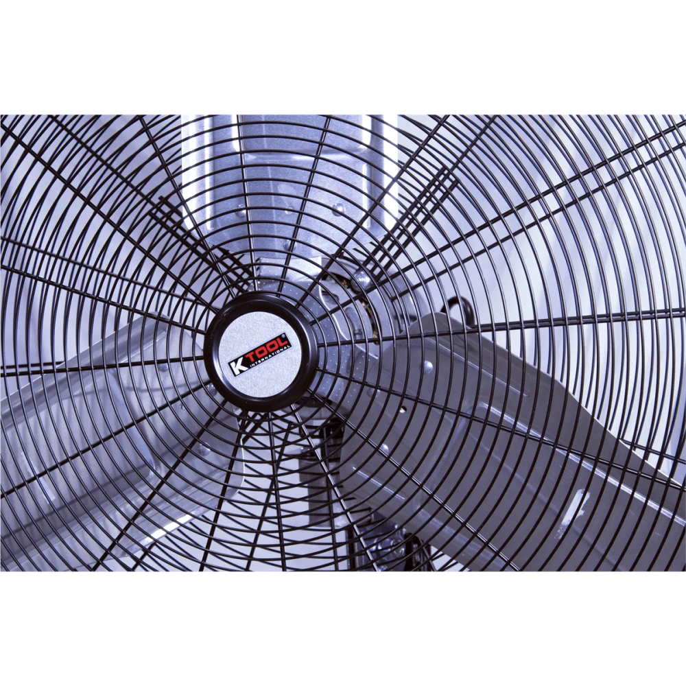 K Tool International 77732 New 30" Oscillating Wall Mounted Industrial Fan Black - Image 3