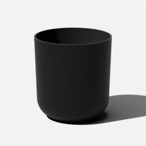 Veradek Mason Series Kona 20" Plastic-Stone Planter - Black