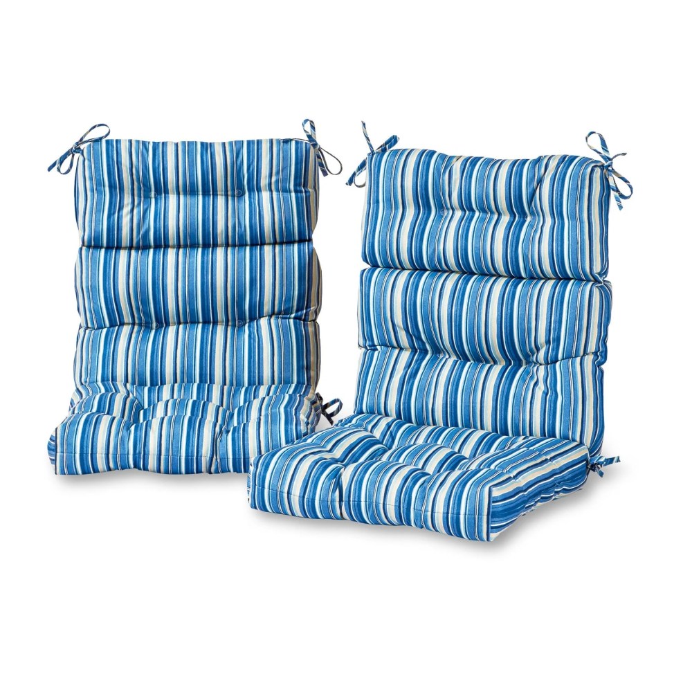 Sunbeam 44 x 22 in. Outdoor High Back Chair Cushion (2-Pack) by Greendale Home Fashions - Image 20