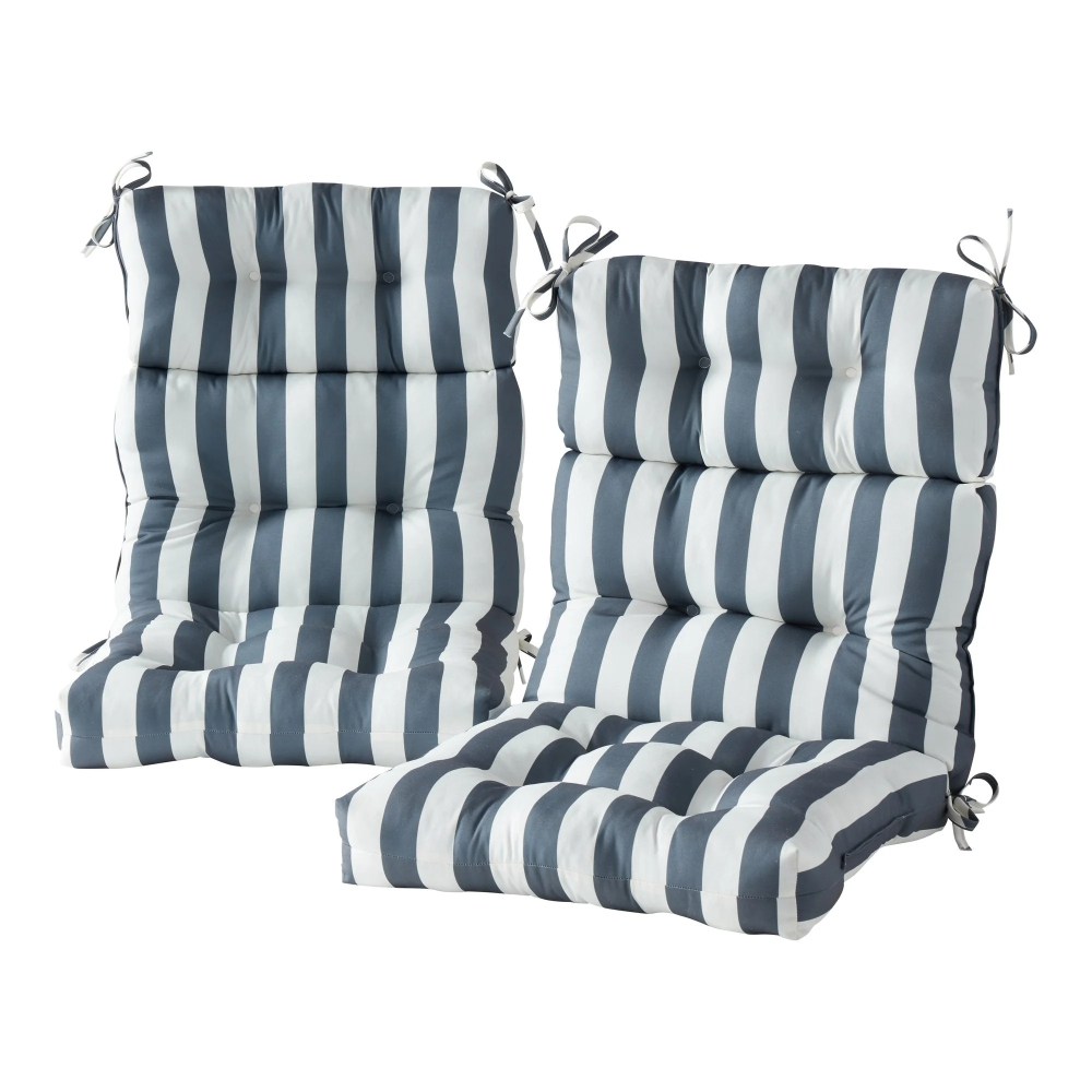 Sunbeam 44 x 22 in. Outdoor High Back Chair Cushion (2-Pack) by Greendale Home Fashions - Image 9