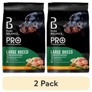 (2 pack) Pure Balance Pro Large Breed Chicken & Brown Rice Recipe Dry Dog Food,  16 lbs