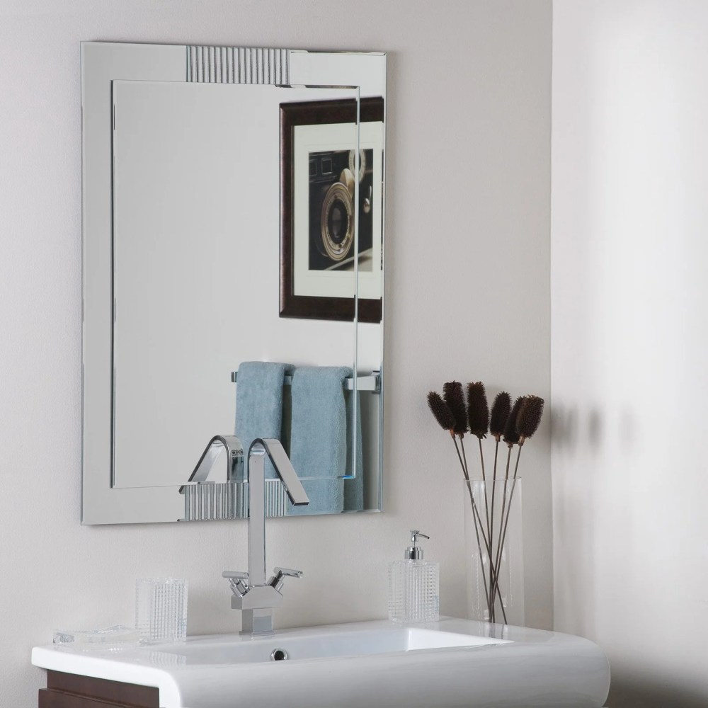 Francisca Large Frameless Wall Mirror - Image 5
