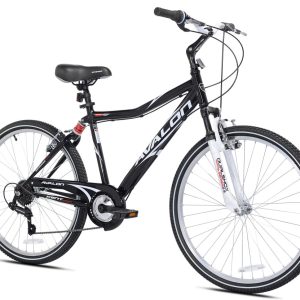 26" Kent Bicycle Avalon Comfort Men's Bike with Full Suspension, Adult Ages 13, Black