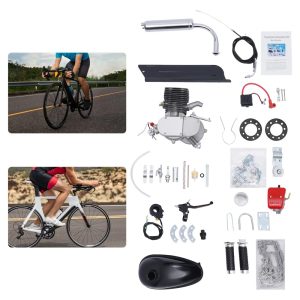 100cc Bicycle Engine Kit, 2-Stroke Gas Motorized Bicycle Kit Fit for 26-28" Bikes, Motor Bike Modified Set