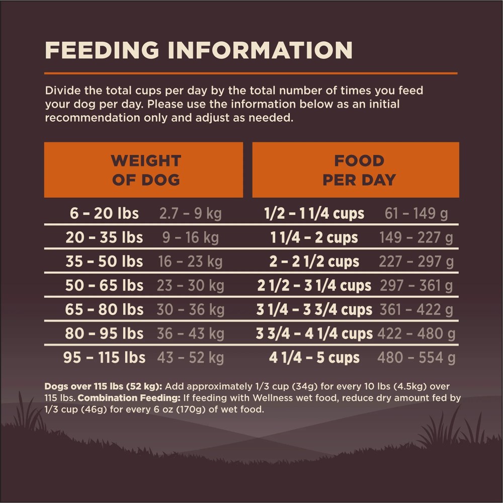 Wellness CORE Dry Dog Food, Grain Free, High Protein, Natural, Original Turkey & Chicken Recipe, (26-Pound Bag) - Image 5