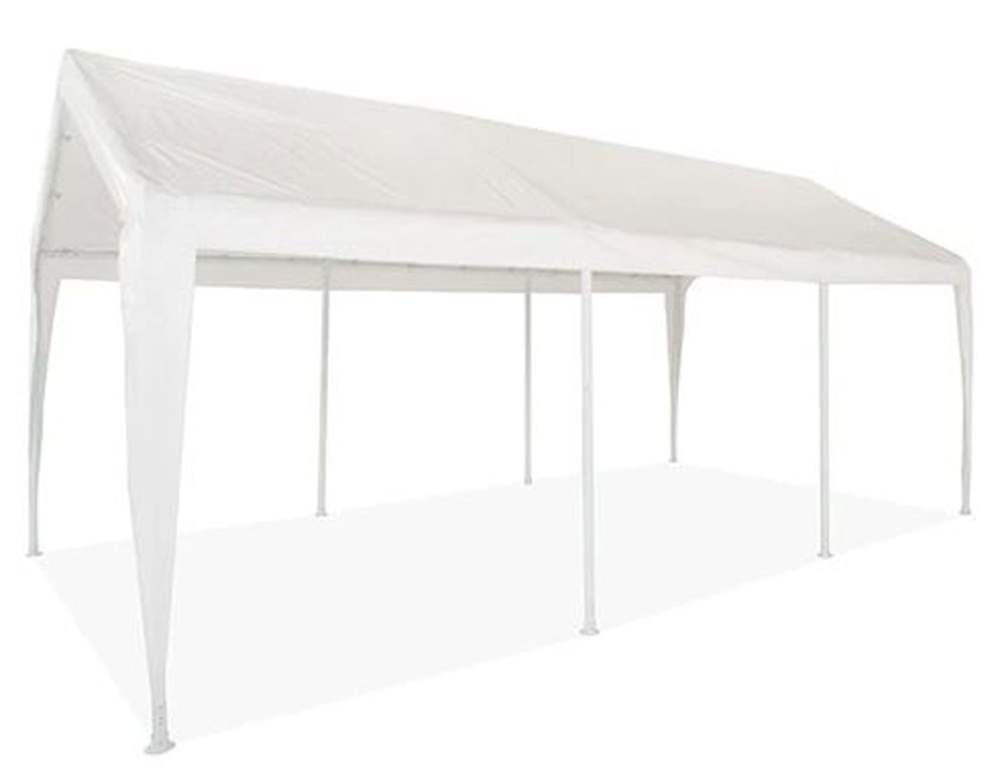 1020 (8) Leg Portable Carport Outdoor Party Sun Shade Shelter - WHITE - 1 1/2" Frame