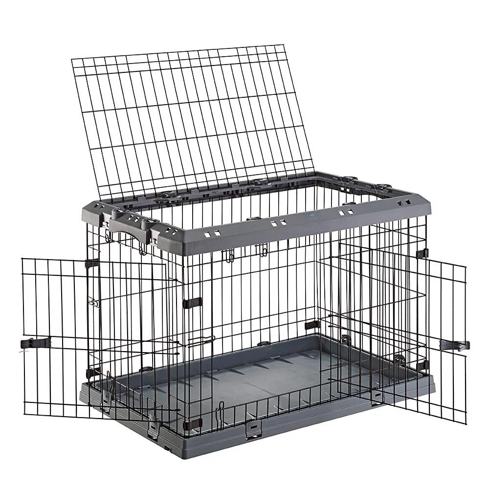 Superior Hybrid ECO Dog Crate and Playpen, 36-inch Dog Crate, Gray - Image 2