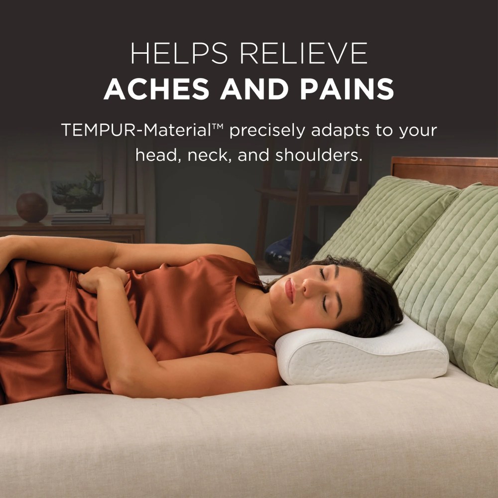 Tempur-Pedic Tempur-Ergo Memory Foam Neck Pillow, Medium Profile - Image 5