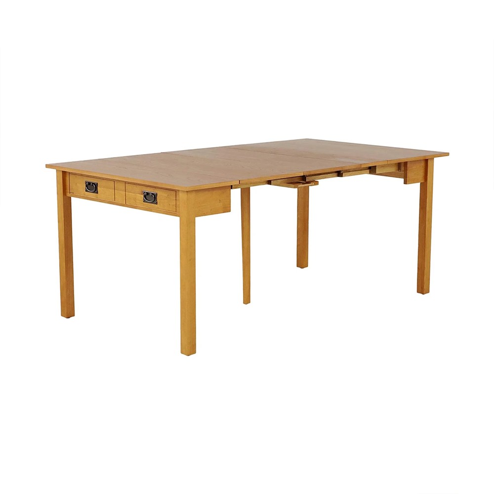 Stakmore Hardwood Traditional Expanding Table W/ 3 Adjustable Positions - Image 10