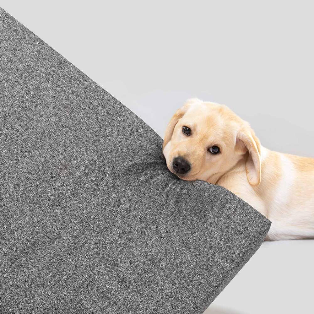Veehoo Chew Proof Dog Bed for Crate, Pet Pad with Removable Washable Cover, Medium, Black - Image 5