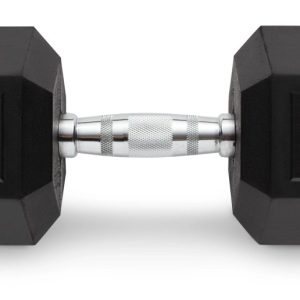 Weider Rubber Hex Dumbbell, 45 lbs - Sold Individually
