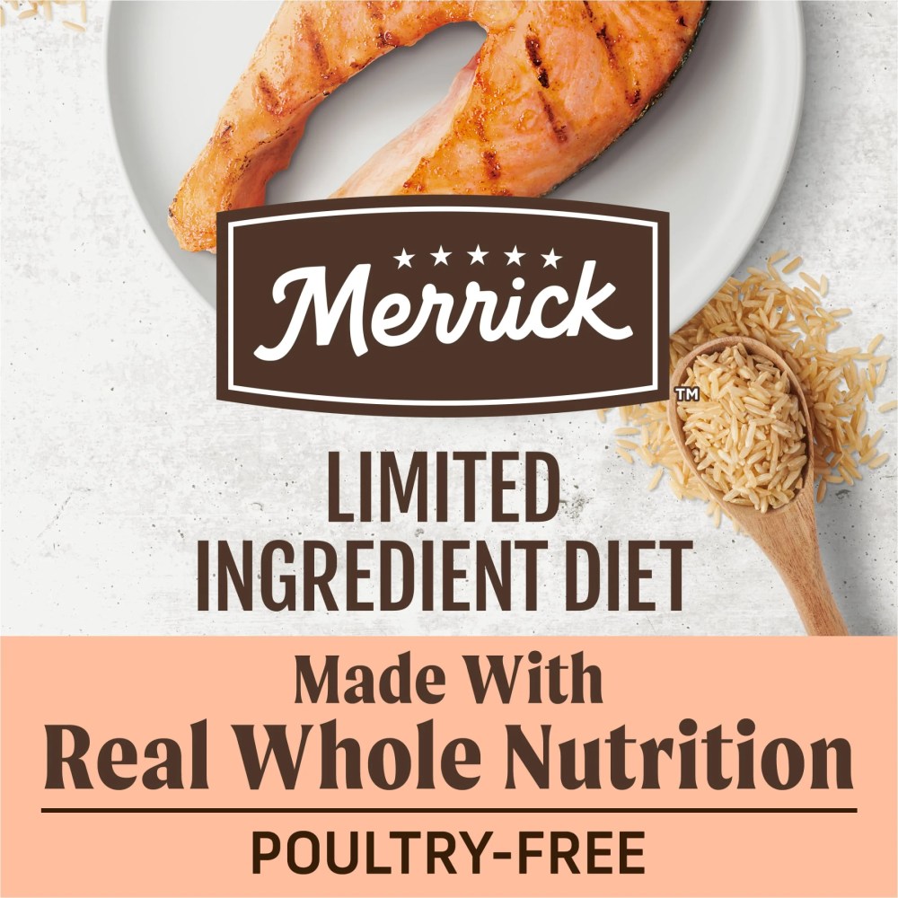 Merrick Limited Ingredient Real Salmon & Sweet Potato Gravy Dry Dog Food, 22 lb bag - Image 6