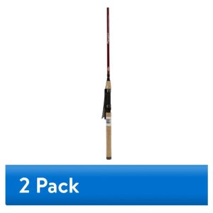 (2 pack) Berkley Cherrywood HD Spinning Rod,  7" Medium Fishing Rod,  2 Piece