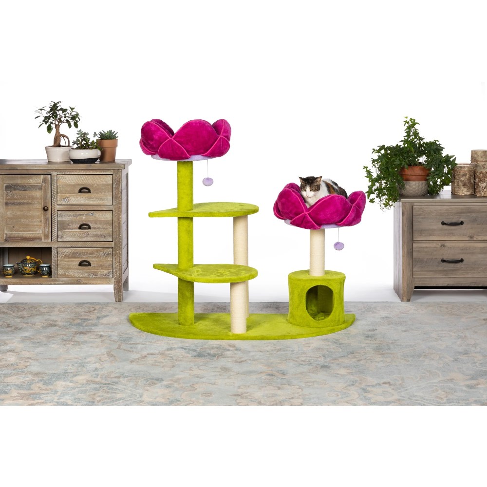 Prevue Pet Products Kitty Power Flower Garden Cat Tree Tower - Image 8