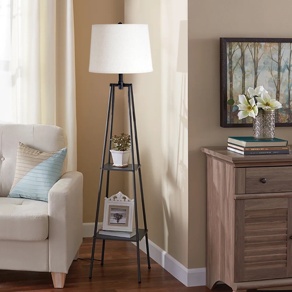 Sawyer Etagere Floor Lamp - Black - Image 7