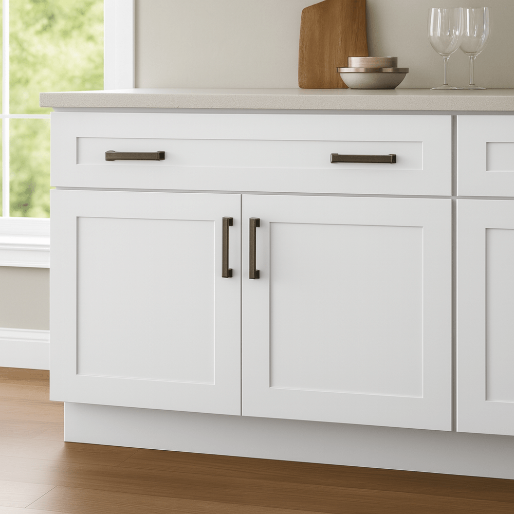 Design House Brookings Solid Wood Ready to Assemble Sink Base Kitchen Cabinet (42" x 24" x 34.5"), Sherwin Williams White - Image 5