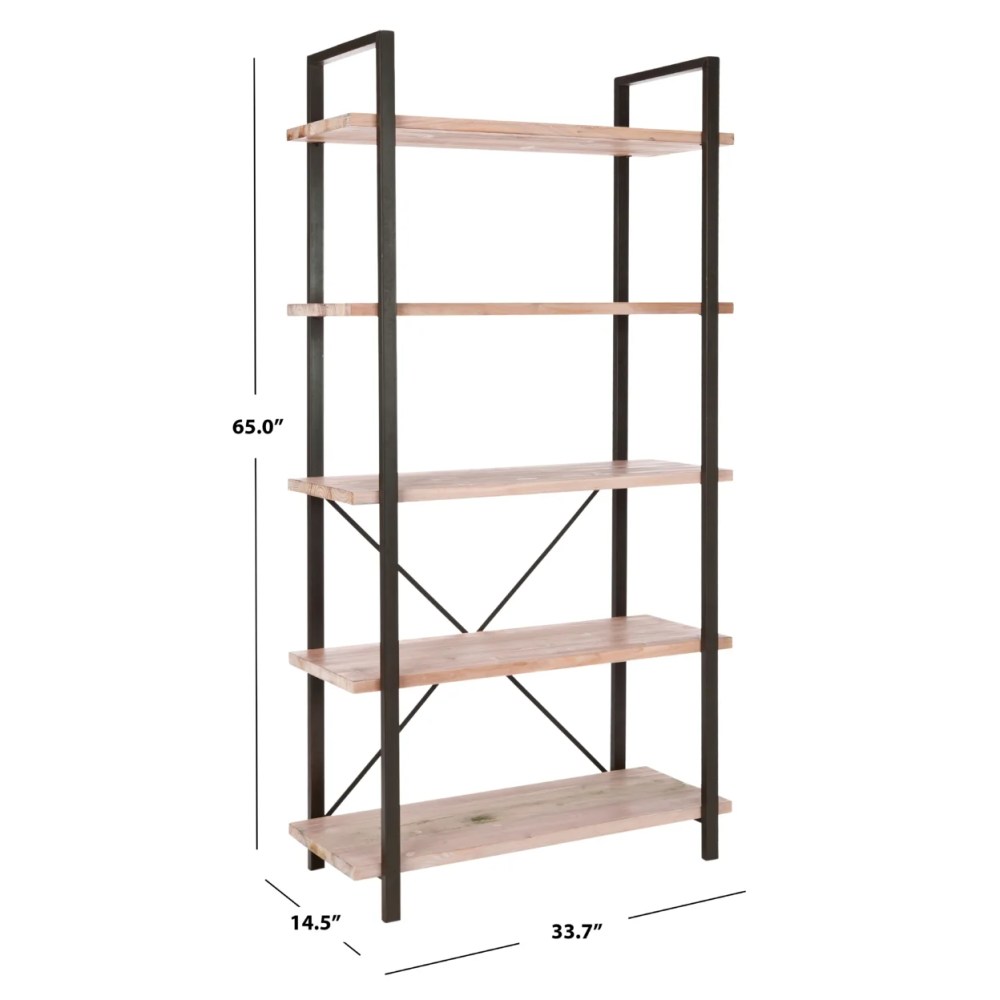 SAFAVIEH Chantel 5-Tier Etagere Red Maple - Image 3
