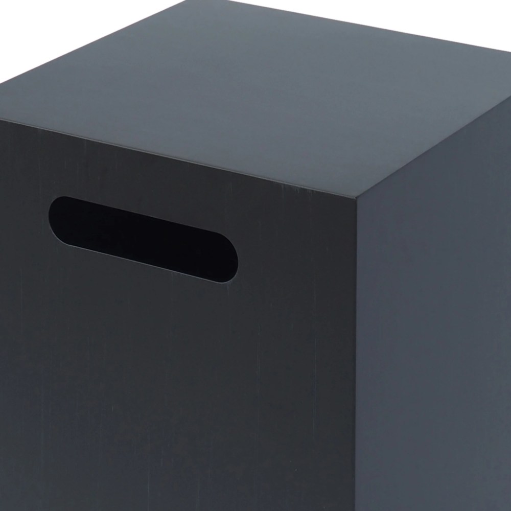 Outdoor Iron 40 Inch Square Fire Pit - 50, 000 BTU, Dark Grey - Image 9