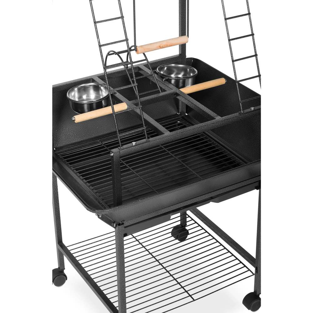 Prevue Pet Products Wrought Iron Cockatiel Parrot Playstand, Black - Image 9