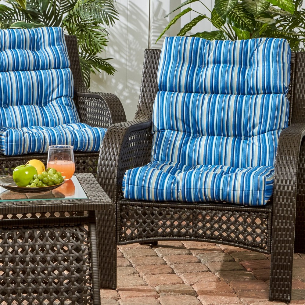 Sunbeam 44 x 22 in. Outdoor High Back Chair Cushion (2-Pack) by Greendale Home Fashions - Image 29
