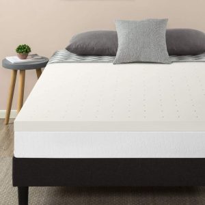 Mellow 2" Ventilated Memory Foam Mattress Topper, Short Queen