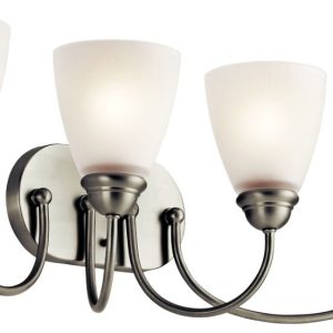 4 Light Bath Vanity Approved For Damp Locations With Transitional Inspirations 9.25 Inches Tall By 28 Inches Wide-Brushed Nickel Finish-Incandescent