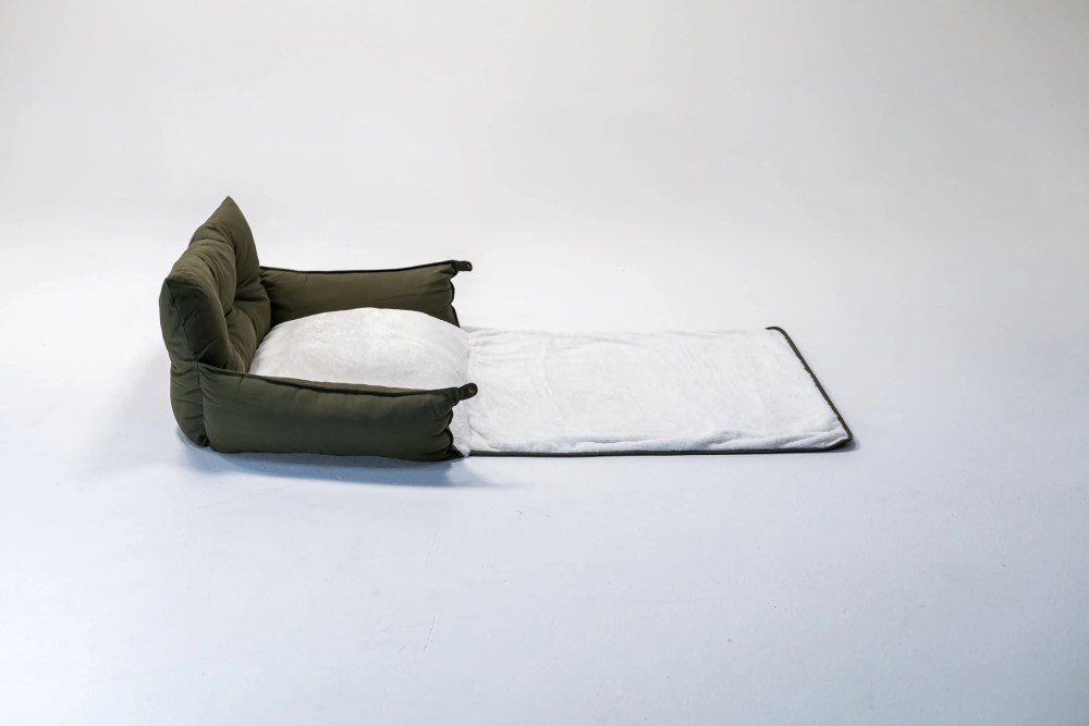 Lucky Dog DRIFT Series Convertible Roll Out Bed 36" - Olive - Image 2