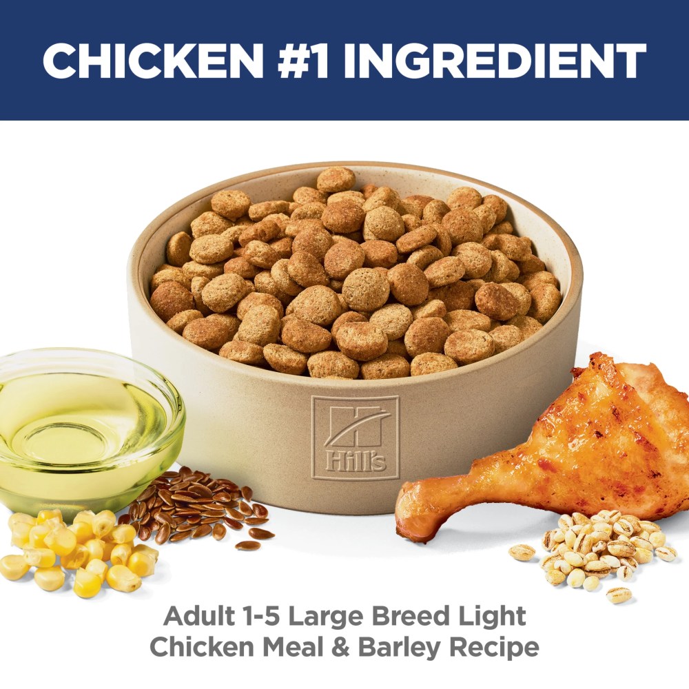 Hill's Science Diet Light Chicken & Barley Dry Dog Food, 15lb Bag - Image 7