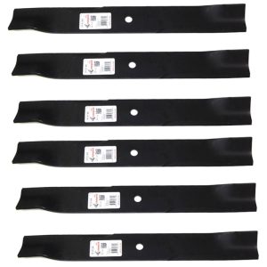 (6) 6180 Rotary Blades Compatible With Hustler 793794,794685