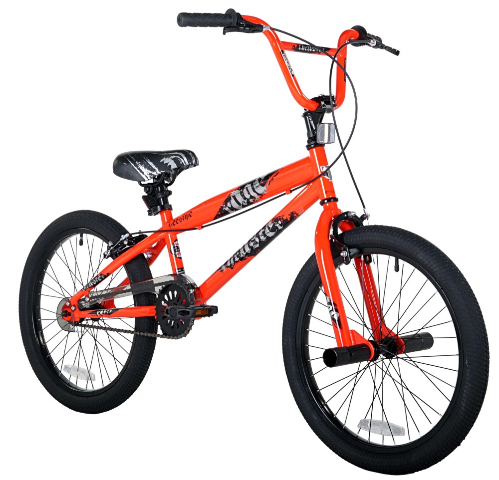 20" Kent Rage BMX Bicycle, Fits Riders 4'2" - 5", Orange, Child, Unisex